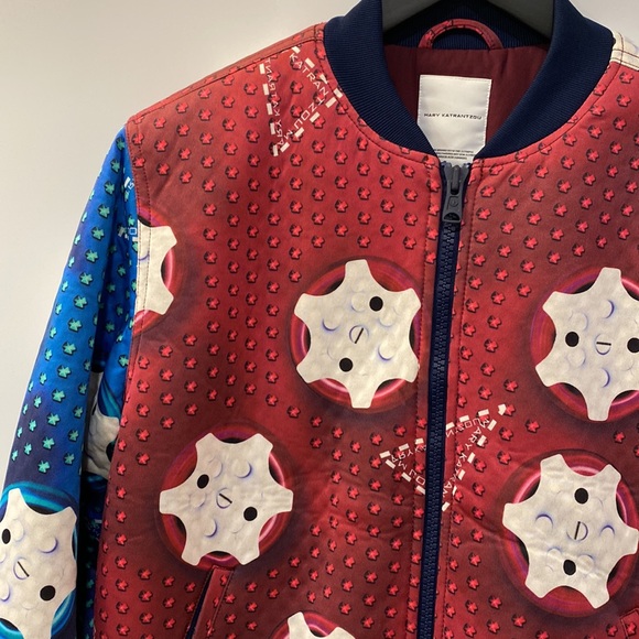 RARE! **NWOT **Mary Katrantzou x adidas Sporty Bomber Jacket For Women - Picture 5 of 15